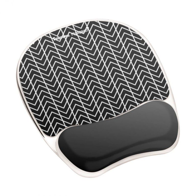 FELLOWES TAPIS DE SOURIS REPOSE-POIGNET GEL - CHEVRON