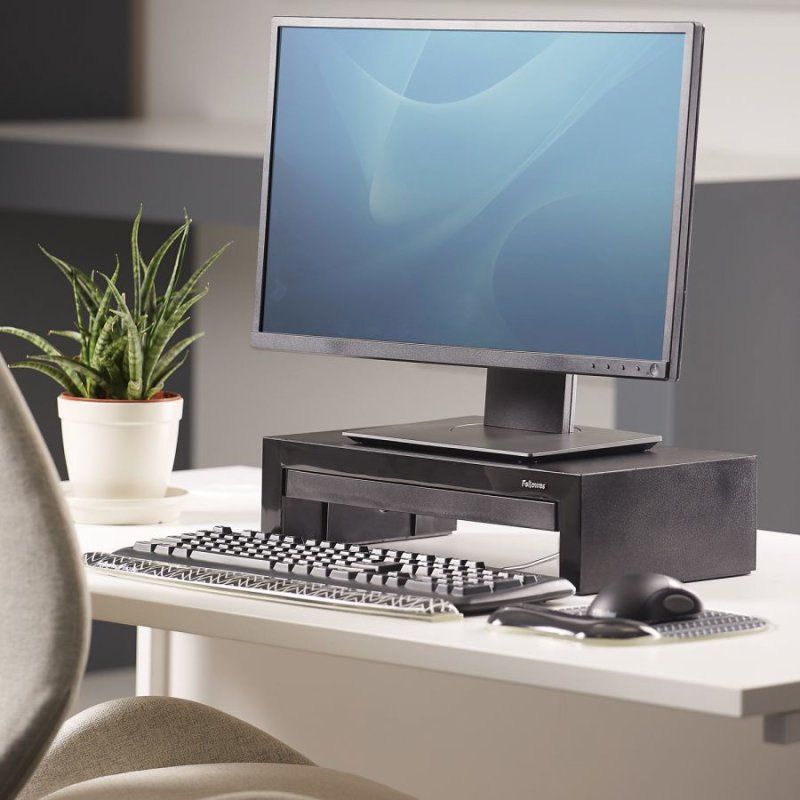 Fellowes Mouse Mat Wrist Support - Photo Gel Mouse Pad with Non Slip Rubber Base & Antibacterial Protection - Ergonomic