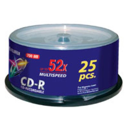 Fujifilm P10DCRCA14A CD vierge CD-R 700 Mo 52x 25 pièce(s)