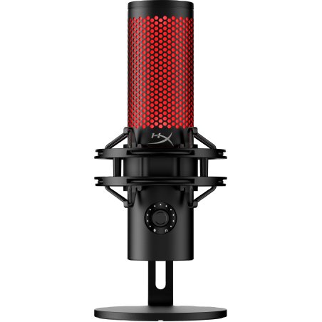 HyperX Microphone QuadCast 2, USB, clairage LED a effet rayonnant, Support anti
