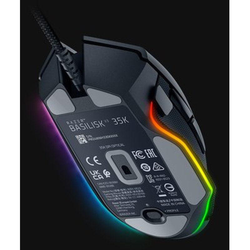 RAZER Basilisk V3 35K Noir / NEW GEN - Souris de Jeu Filaire Ergonomique entière