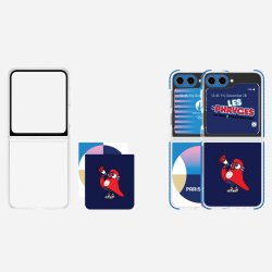 Samsung Coque interchangeable a fond d ecran dynamique pour Galaxy Z Flip5 edition Paris 2024