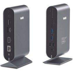 WE WESTATION17PORTS mobile device dock station Tablet/Smartphone/Laptop Grey