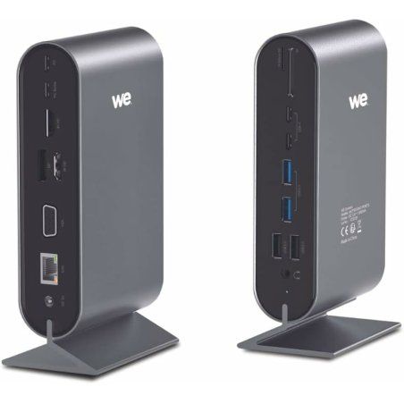 WE WESTATION17PORTS mobile device dock station Tablet/Smartphone/Laptop Grey