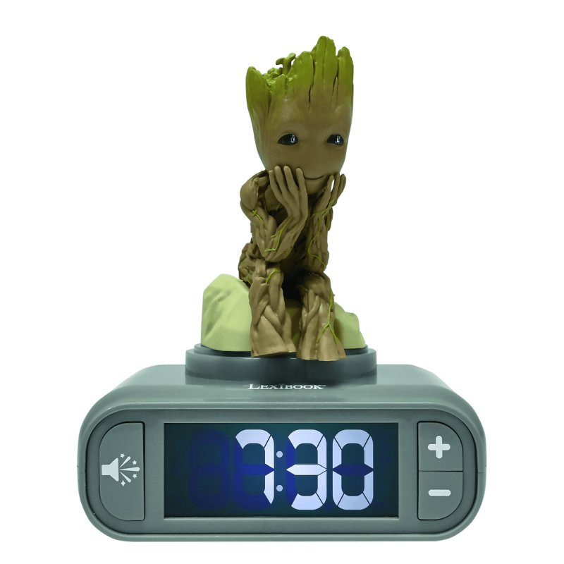Lexibook - Groot Nighlight Alarm Clock with sounds (RL800GG)