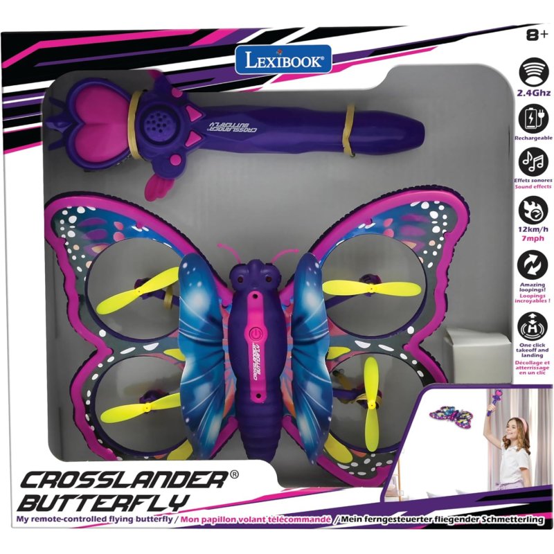 Lexibook - Butterfly Drone Crosslander (RCBUT)