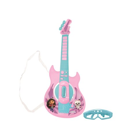Lexibook - Gabby’s dollhouse Electronic Lighting Guitar with Mic (K260GDH)