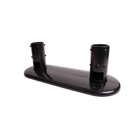 SYSTEME 2 - Support au sol robuste pour poteaux 50mm Couleur Noir