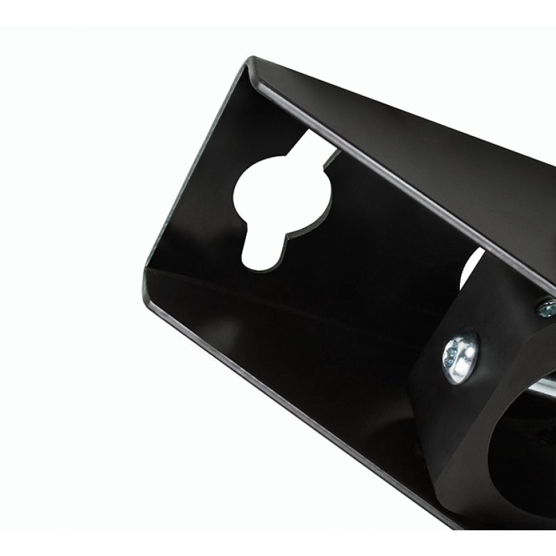 Montage mural - plafond robuste avec inclinaison pour poteaux de 50 mm Couleur N