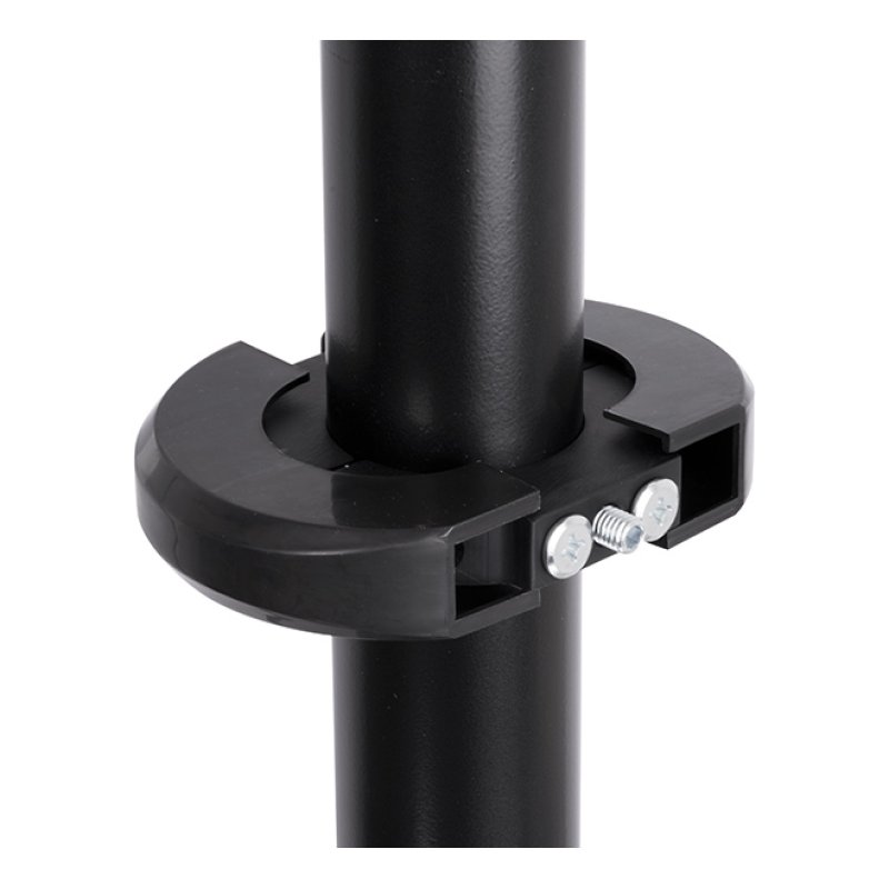 Collier d'accessoires 2 pièces pour poteaux de 50 mm Coloris Noir BT7841/B