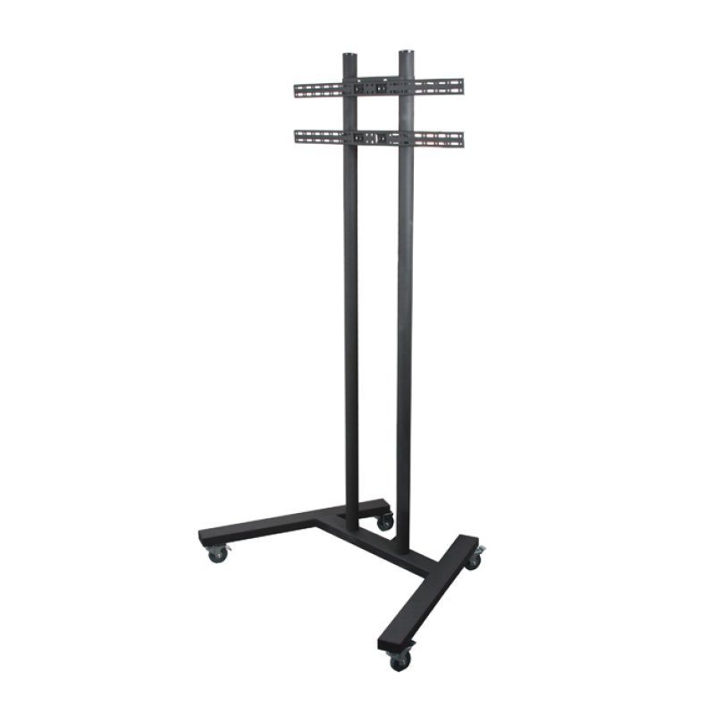 B-Tech Large Universal Flat Screen Trolley / Floor Stand (VESA 800 x 600) - 1.8m Ø50mm Poles