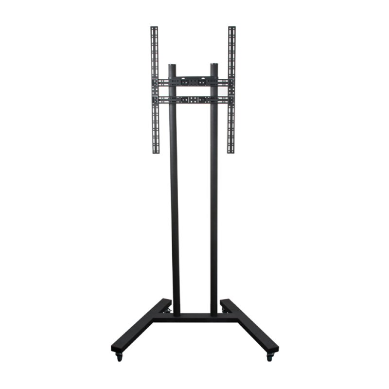 B-Tech Large Universal Flat Screen Trolley / Floor Stand (VESA 800 x 600) - 1.8m Ø50mm Poles
