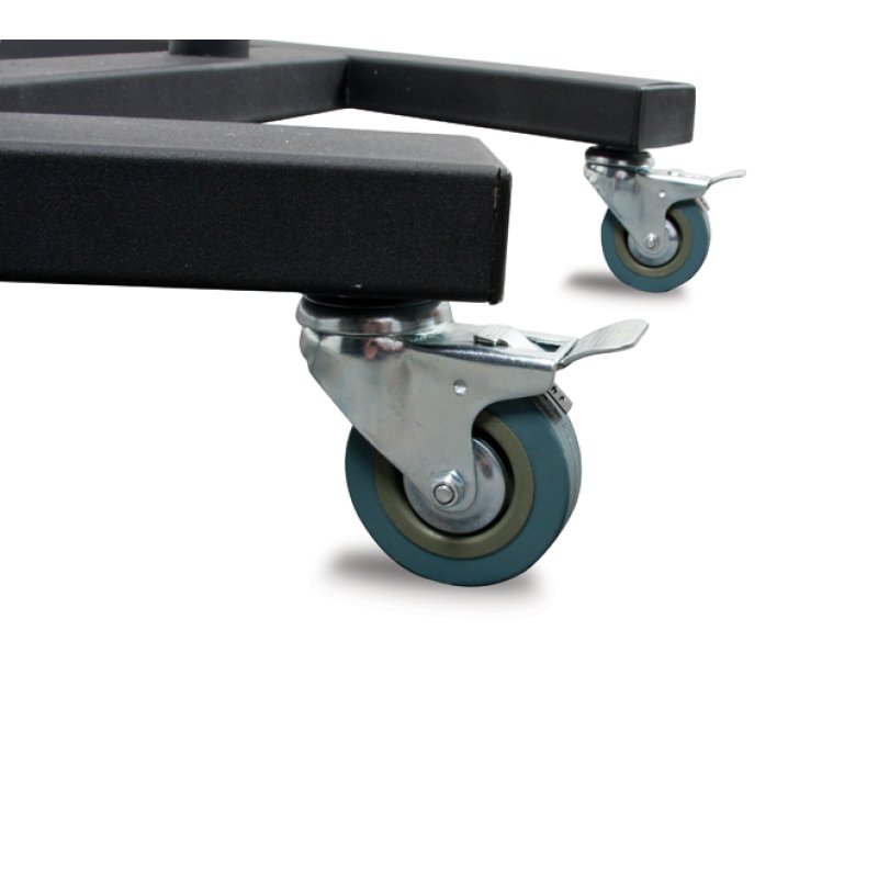 B-Tech Large Universal Flat Screen Trolley / Floor Stand (VESA 800 x 600) - 1.8m Ø50mm Poles