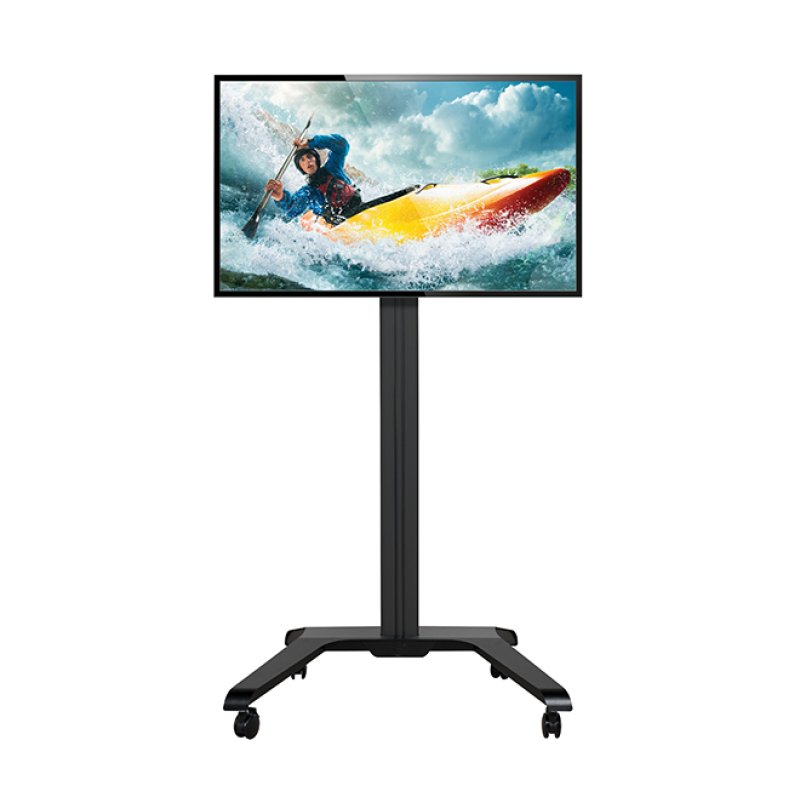 Chariot universel pour écran plat - VESA 600 x 400 - colonne de 1,7 m Couleur No