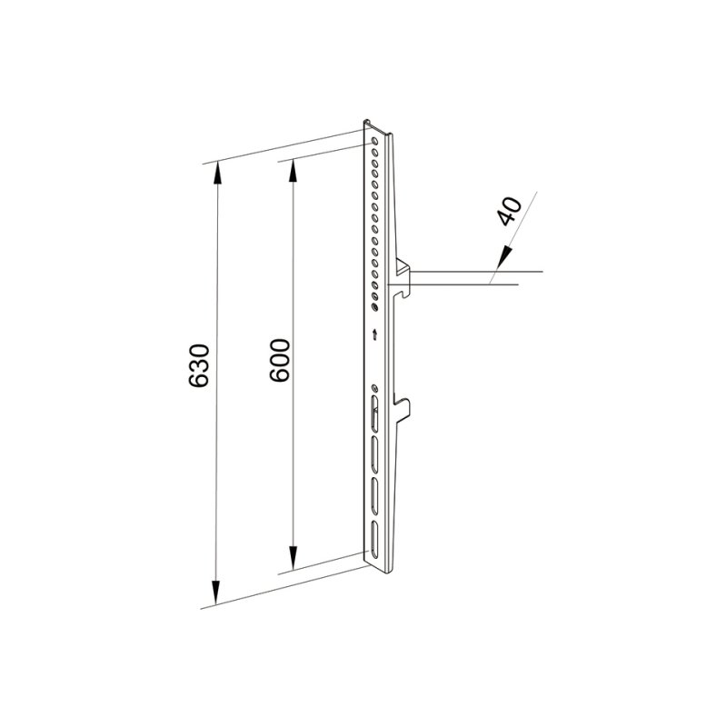 Bras d'extension MULTIBRACKETS VESA 600 pour PRO Series
