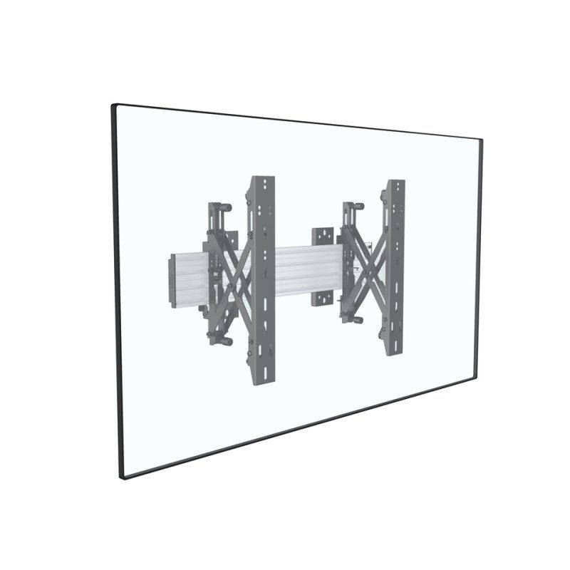Multibrackets 4146 montage des affichages de messages 165,1 cm (65") Argent