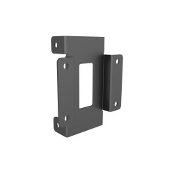 Plaque de connexion colonne MULTIBRACKETS Noir Acier, 90 kg, 2,1 kg, 155 mm pour