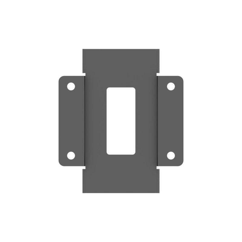 Plaque de connexion colonne MULTIBRACKETS Noir Acier, 90 kg, 2,1 kg, 155 mm pour