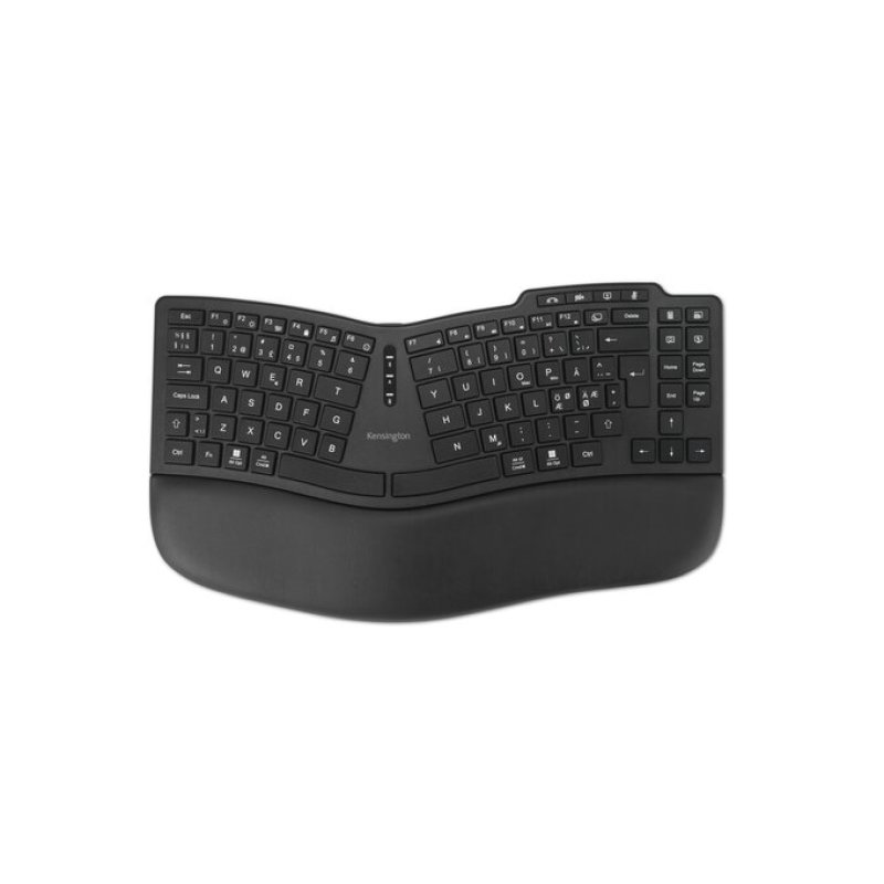 Kensington Pro Fit Ergo KB675 EQ TKL keyboard Home/Office USB RF Wireless Bluetooth QWERTY Nordic Black