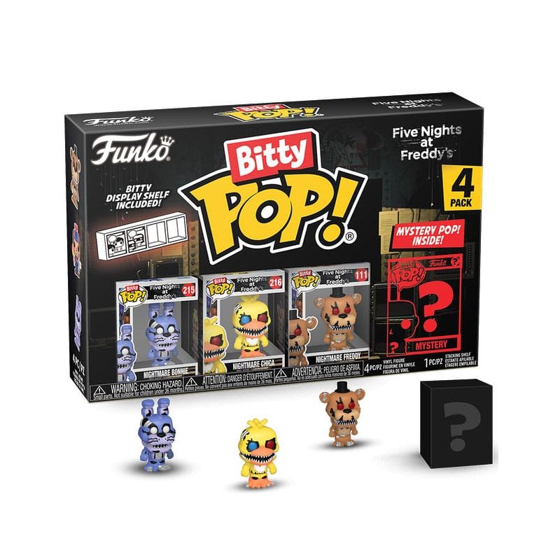 Five Nights at Freddy's Display (12) pack 4 figurines Bitty POP! Vinyl 2,5 cm