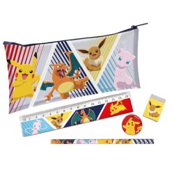 POKEMON - Set de Papeterie avec Pochette - 5pc