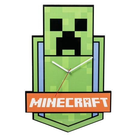 MINECRAFT - Creeper - Horloge Murale 50cm