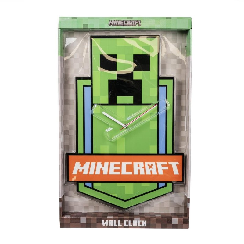 MINECRAFT - Creeper - Horloge Murale 50cm