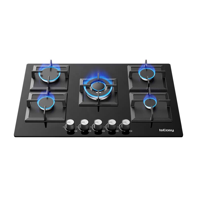 IsEasy MGBG-775S2 Five-zone (square) glass gas stove