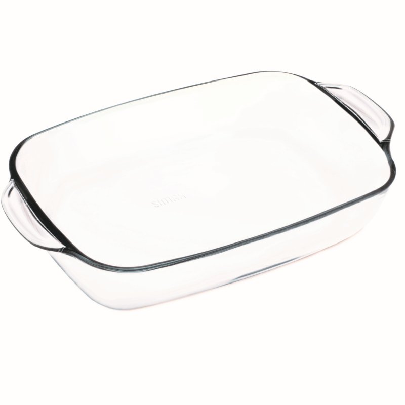 SIMAX Plat à Four en Verre Borosilicate Rectangulaire, Dimension 40,4 x 26 x 6 cm - Contenance 3,5L - Très haute