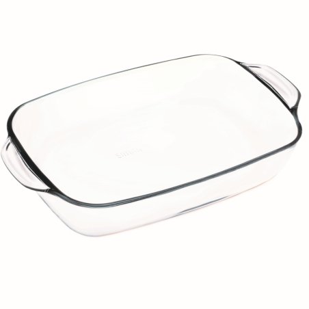 SIMAX Plat à Four en Verre Borosilicate Rectangulaire, Dimension 40,4 x 26 x 6 cm - Contenance 3,5L - Très haute