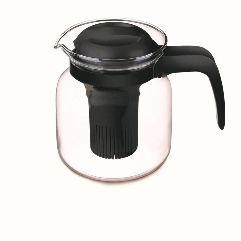 Théière Matura avec filtre en plastique, cont 1L, dim 174 x 145 mm - verre borosilicate - très haute résistance