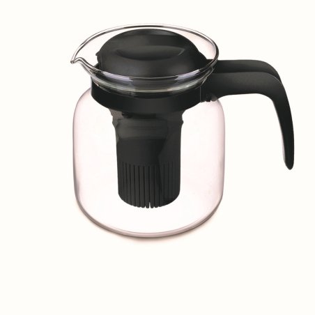 Théière Matura avec filtre en plastique, cont 1L, dim 174 x 145 mm - verre borosilicate - très haute résistance