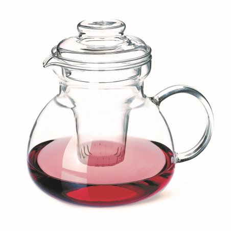 Théière Marta avec filtre en verre, cont 1,5L, dimensions 198 x 179 mm - verre borosilicate - très haute résistance
