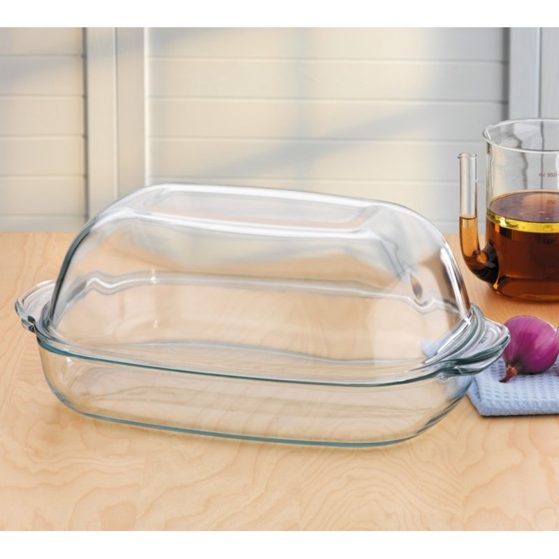 Bohemia Cristal 021 002 004 plat de cuisson 8 L Ovale Plat à cuisson