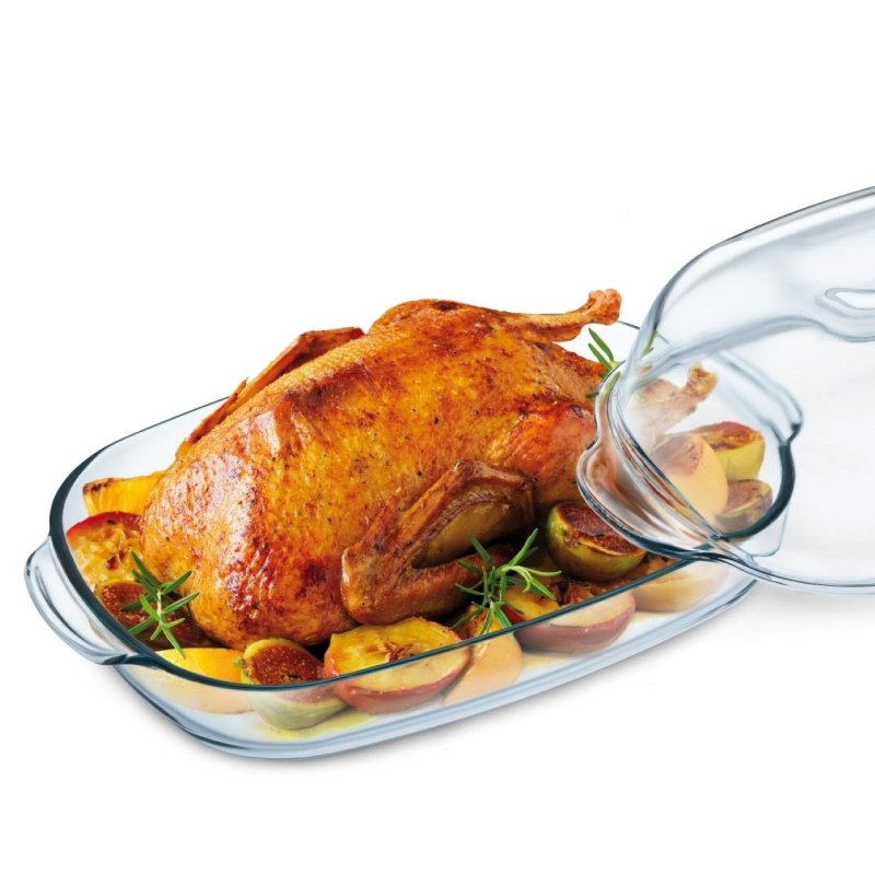 Bohemia Cristal 021 002 004 plat de cuisson 8 L Ovale Plat à cuisson