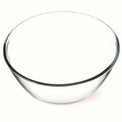 Bol en verre - contenance 1,70 l, dimensions Ø 210 x 103 mm - verre borosilicate-très haute résistance 6836 SIMAX