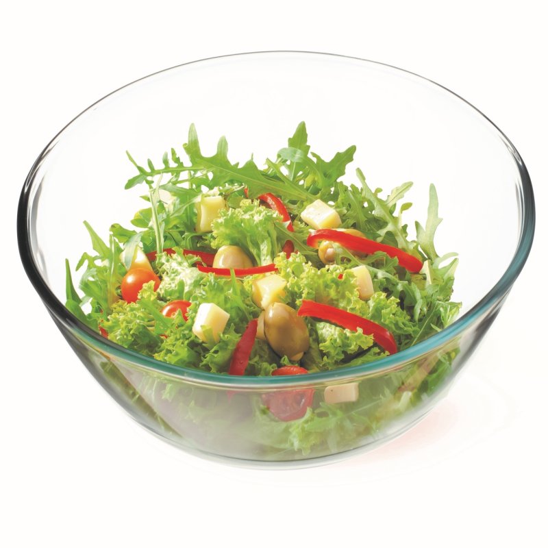 Bol en verre - contenance 1,70 l, dimensions Ø 210 x 103 mm - verre borosilicate-très haute résistance 6836 SIMAX