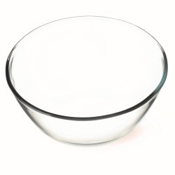 Bol en verre - contenance 3,5 l, dimensions Ø 270 x 125 mm - verre borosilicate-très haute résistance 6646 SIMAX