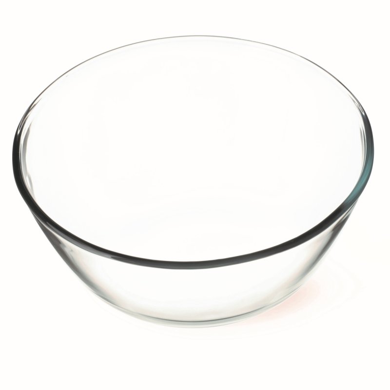 Bol en verre - contenance 3,5 l, dimensions Ø 270 x 125 mm - verre borosilicate-très haute résistance 6646 SIMAX