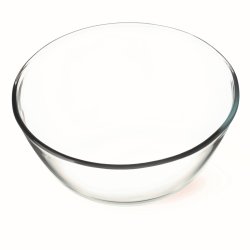 Bol en verre de qualité - Contenance 0,5 l - Diamètre 15 cm - Hauteur - Verre borosilicate très haute résistance -