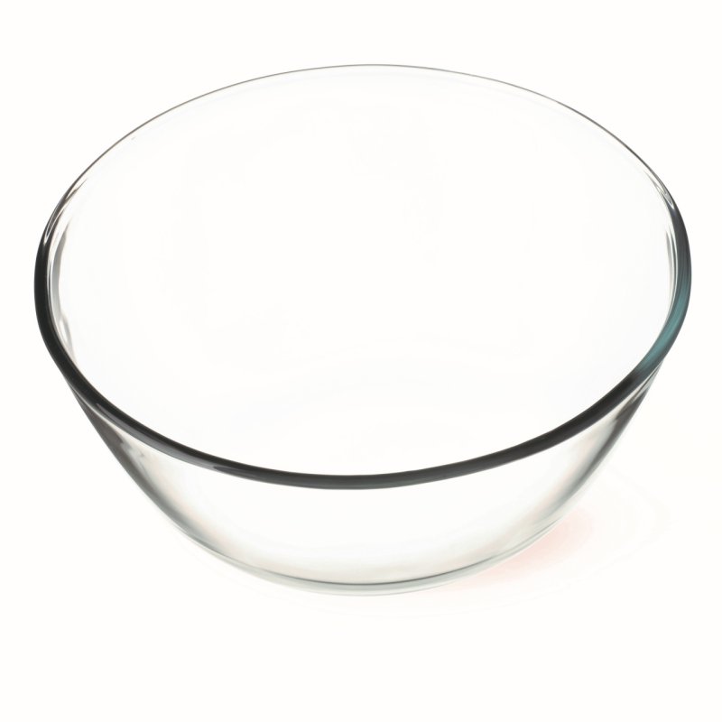 Bol en verre de qualité - Contenance 0,5 l - Diamètre 15 cm - Hauteur - Verre borosilicate très haute résistance -