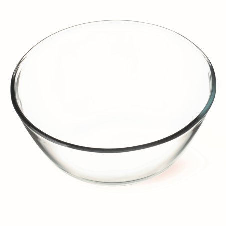 Bol en verre de qualité - Contenance 0,5 l - Diamètre 15 cm - Hauteur - Verre borosilicate très haute résistance -