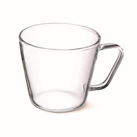 Lot de 6 tasses à thé Luna, contenance 0,20 l , dimensions 115 x 75 mm - verre borosilicate-très haute résistance