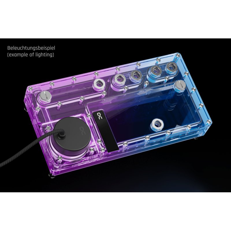 Alphacool Core Distro Plate 280 Links VPP/D5 mit VPP Apex Pumpe