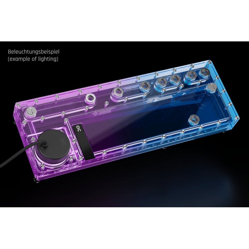 Alphacool Core Distro Plate 420 Links VPP/D5 mit VPP Apex Pumpe