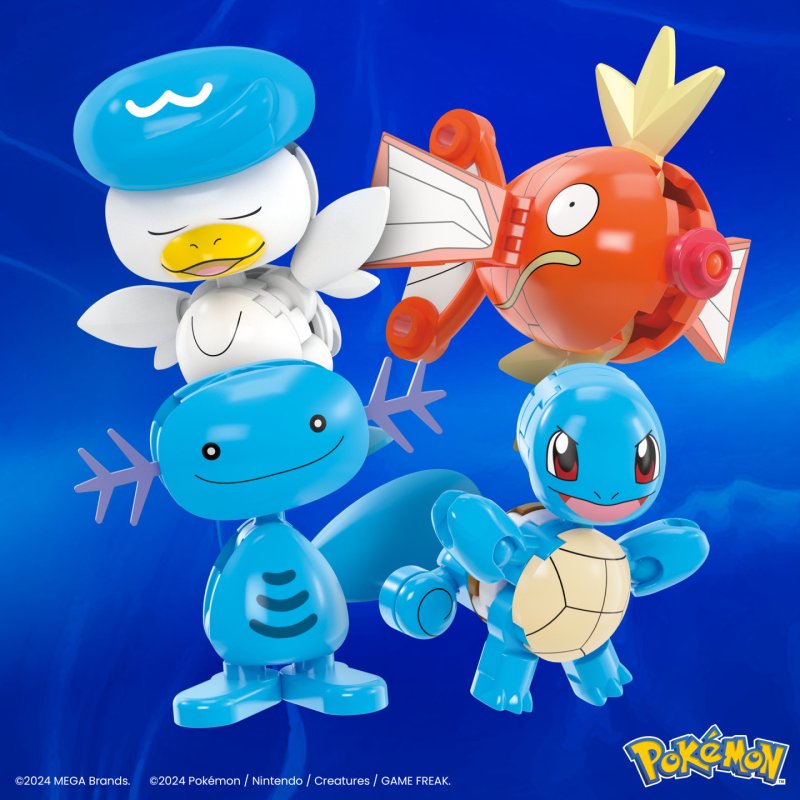 MEGA Pokémon Water-Type Trainer Team