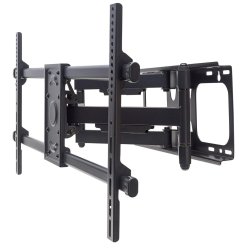 Manhattan TV & Monitor Mount Wall Full Motion 1 screen Screen Sizes: 37-75 Black VESA 200x200 to 800x400mm Max