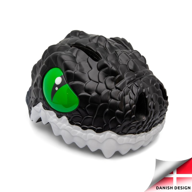 Crazy Safety - Dragon Bicycle Helmet - Black (100201-01-01)