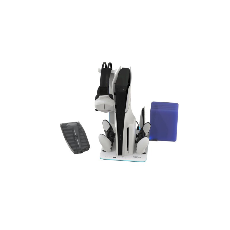 Maxx Tech PS5 DLX LED Mult-Functional Stand for all PS5 consoles
