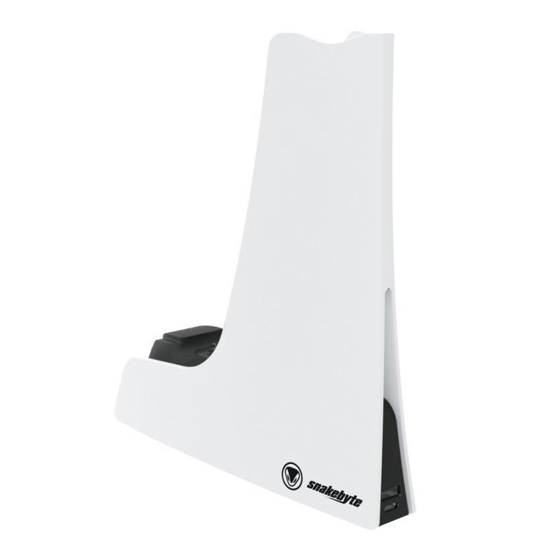 Snakebyte Dual Charge 5 & Headset Stand (White) PS5